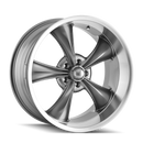17x7 Ridler 695 Grey-Machined Wheel/Rim 5x120.65 695-7761G