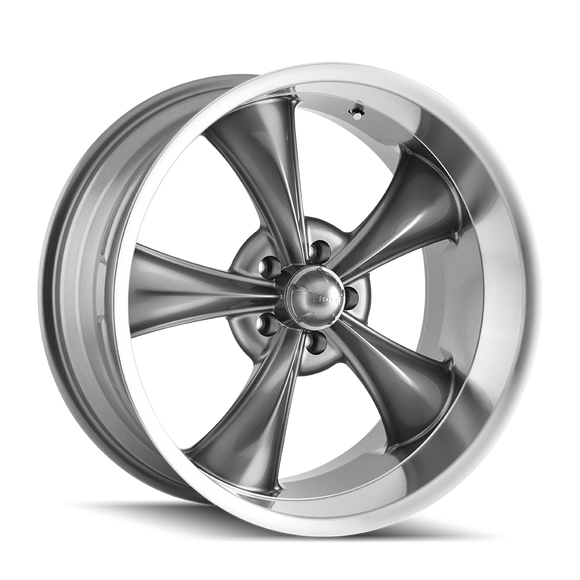 17x7 Ridler 695 Grey-Machined Wheel/Rim 5x120.65 695-7761G