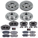 PowerStop OE Stock Replacement Low-Dust Ceramic Brake Pad, Rotor and Caliper Kit