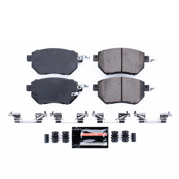 PowerStop Z23 Evolution Sport Carbon-Fiber Brake Pads With Hardware