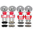 PowerStop Z23 Daily Driver Carbon-Fiber Ceramic Pads Drilled & Slotted Rotor & C