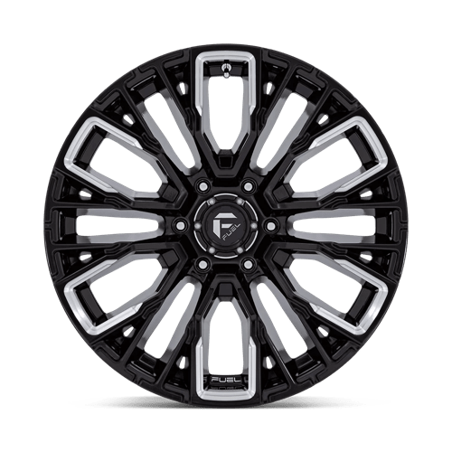 20x9 Fuel Off-Road D849 Rebar Black 6x139.7 ET20 CB106.1 Wheel Rim