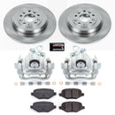PowerStop OE Stock Replacement Low-Dust Ceramic Brake Pad, Rotor and Caliper Kit