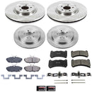 PowerStop OE Stock Replacement Low-Dust Ceramic Brake Pad and Rotor Kit