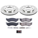 PowerStop OE Stock Replacement Low-Dust Ceramic Brake Pad and Rotor Kit