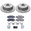 PowerStop OE Stock Replacement Low-Dust Ceramic Brake Pad and Rotor Kit