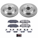 PowerStop OE Stock Replacement Low-Dust Ceramic Brake Pad and Rotor Kit