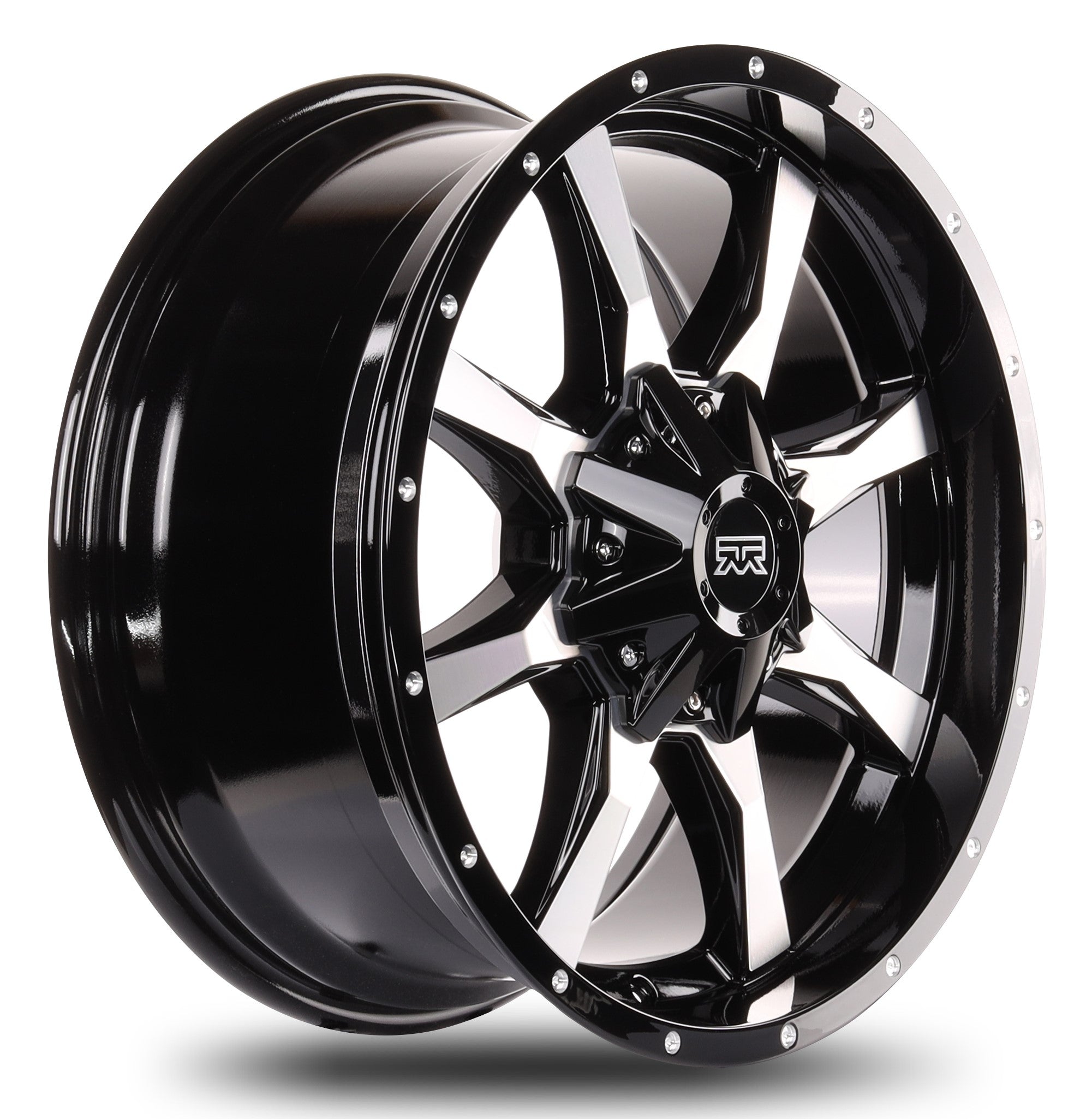 20x9 Mudder Trucker MT513 Black Machined 5x139.7 5x5.5 5x150 ET18 Wheel - 0