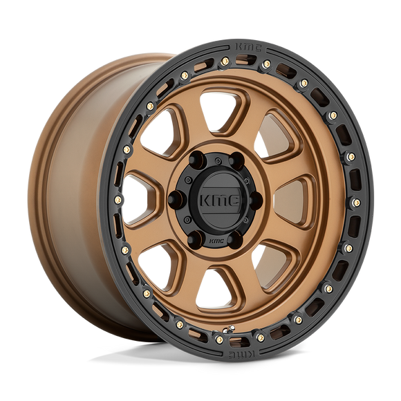 20X9 KMC KM548 CHASE Matte Bronze With Black Lip 5X127 ET0 wheel/rim