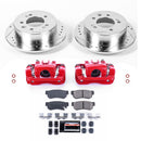 PowerStop Z23 Daily Driver Carbon-Fiber Ceramic Pads Drilled & Slotted Rotor & C