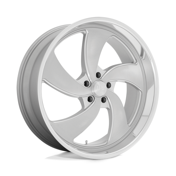 22X8.5 US Mag U134 DESPERADO SLV-BRS-MIL-DCL 5X120.65 ET1 wheel/rim