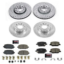 PowerStop Z23 Daily Driver Carbon-Fiber Ceramic Brake Pad and Drilled & Slotted