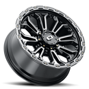 16x8 Vision 405 Korupt Black Milled Spoke 8x165.1 8x6.5 ET0 Wheel Rim