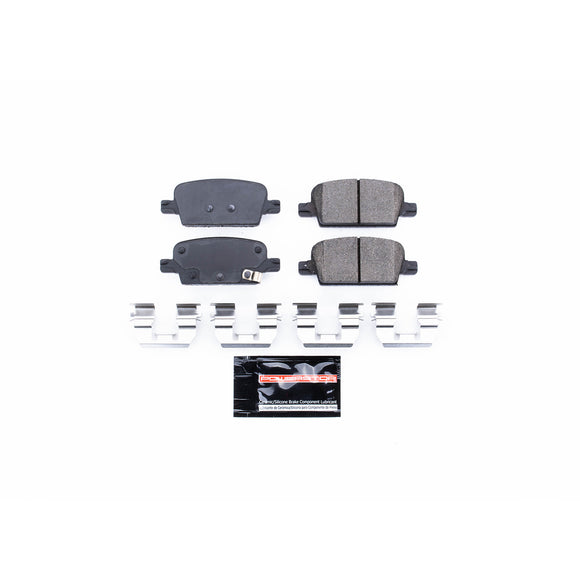 PowerStop Z23 Evolution Sport Carbon-Fiber Brake Pads With Hardware