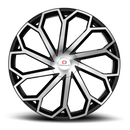22x8.5 Cavallo CLV-51 Gloss Black Machined 5x112/114.3 ET38 wheel/rim