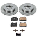 PowerStop OE Stock Replacement Low-Dust Ceramic Brake Pad and Rotor Kit