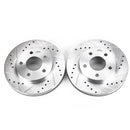PowerStop Evolution Drilled Slotted Rotors Pair Front For Pontiac Aztek