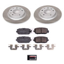 PowerStop Semi-Coated Rotor and Low-Dust Ceramic Brake Pad Kit