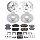 PowerStop Z23 Daily Driver Carbon-Fiber Ceramic Brake Pad and Drilled & Slotted