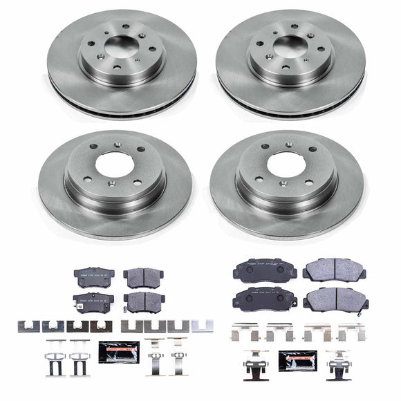 PowerStop Track Day Spec High-Performance Brake Pad and Rotor Kit