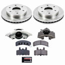 PowerStop OE Stock Replacement Low-Dust Ceramic Brake Pad, Rotor and Caliper Kit