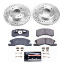 PowerStop Z23 Daily Driver Carbon-Fiber Ceramic Brake Pad and Drilled & Slotted