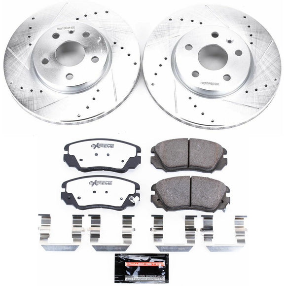 PowerStop Z26 Street Performance Ceramic Brake Pad and Drilled & Slotted Rotor K