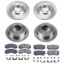 PowerStop OE Stock Replacement Low-Dust Ceramic Brake Pad and Rotor Kit