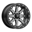 14X7 MSA OFFROAD Lok Gun Metal Wheel/Rim 4X137 ET0 4-137 14-7 M21-04737