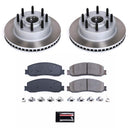 PowerStop Semi-Coated Rotor and Low-Dust Ceramic Brake Pad Kit