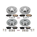 PowerStop OE Stock Replacement Low-Dust Ceramic Brake Pad and Rotor Kit