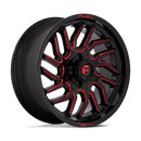20x9 Fuel Off-Road D808 Hurricane Black 6x139.7 ET20 CB106.1 Wheel Rim