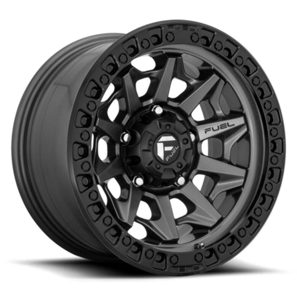 20x9 Fuel Off-Road D716 Covert Matte Gun Metal Black Bead Ring 5x150 ET1 Wheel