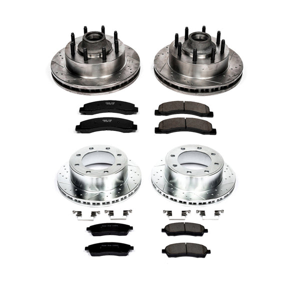 PowerStop Z23 Daily Driver Carbon-Fiber Ceramic Brake Pad and Drilled & Slotted