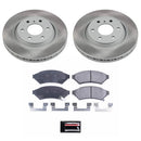 PowerStop Semi-Coated Rotor and Low-Dust Ceramic Brake Pad Kit