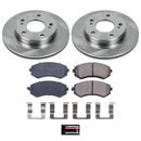 PowerStop OE Stock Replacement Low-Dust Ceramic Brake Pad and Rotor Kit