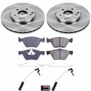 PowerStop OE Stock Replacement Low-Dust Ceramic Brake Pad and Rotor Kit