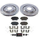 PowerStop Z23 Daily Driver Carbon-Fiber Ceramic Brake Pad and Drilled & Slotted