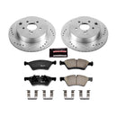 PowerStop Z23 Daily Driver Carbon-Fiber Ceramic Brake Pad and Drilled & Slotted