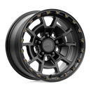 17X8.5 KMC KM718 SUMMIT Satin Black 5X127 ET0 wheel/rim