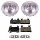 PowerStop OE Stock Replacement Low-Dust Ceramic Brake Pad and Rotor Kit