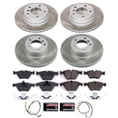 PowerStop Semi-Coated Rotor and Low-Dust Ceramic Brake Pad Kit