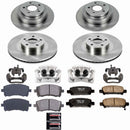 PowerStop OE Stock Replacement Low-Dust Ceramic Brake Pad, Rotor and Caliper Kit