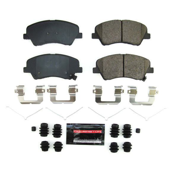 PowerStop Z23 Evolution Sport Carbon-Fiber Brake Pads With Hardware