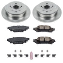 PowerStop OE Stock Replacement Low-Dust Ceramic Brake Pad and Rotor Kit