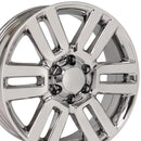 20" Replica Wheel TY10 Fits Toyota 4Runner Rim 20x7 Chrome Wheel