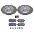 PowerStop Semi-Coated Rotor and Low-Dust Ceramic Brake Pad Kit