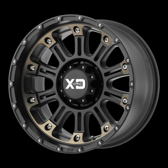 17X9 KMC XD XD829 Satin Black Machined Wheel/Rim 6x135 17-9 6-135 ET18