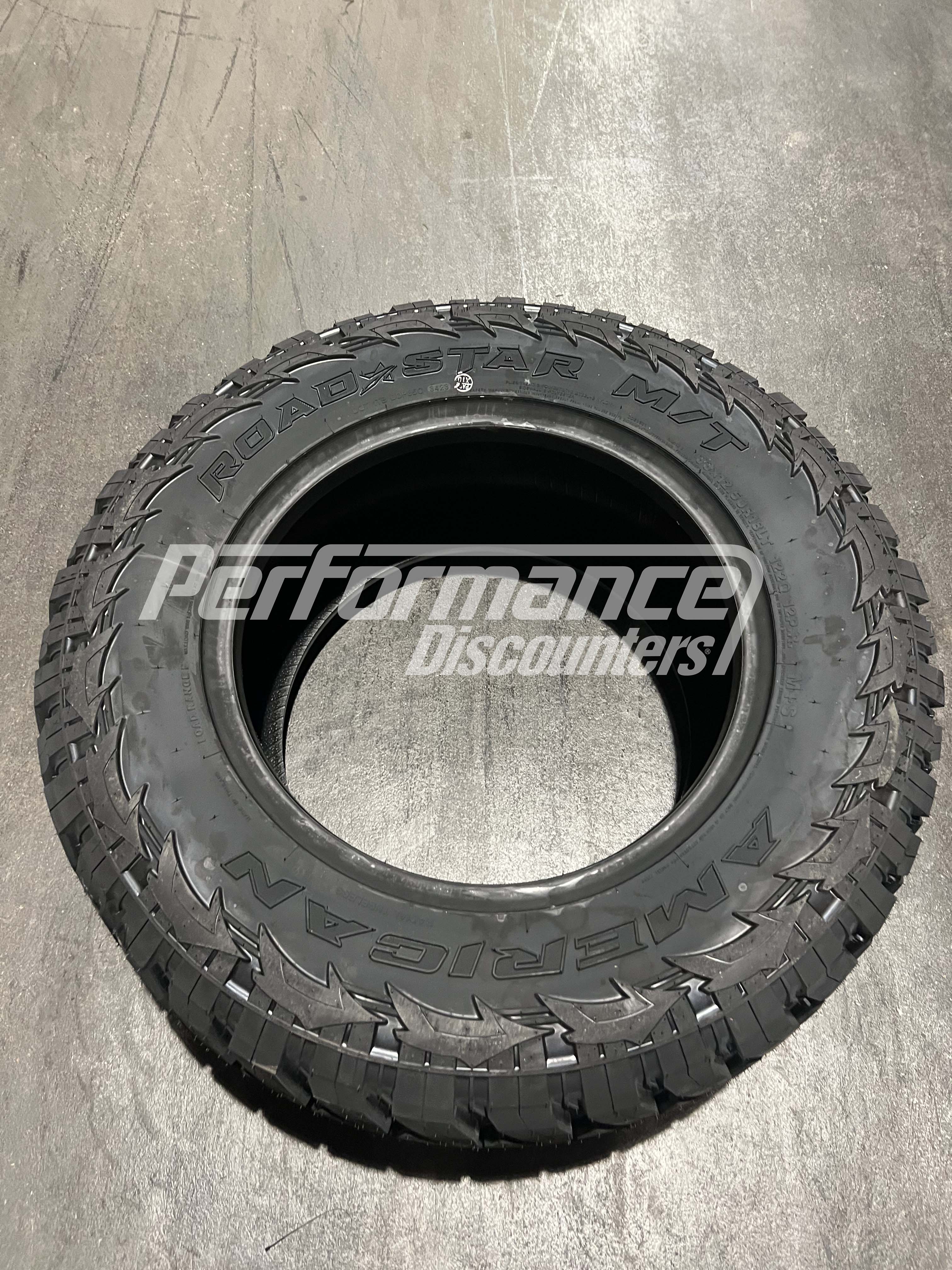 American Roadstar M/T Tire(s) 33X12.50R18 122Q LRF 33 12.50 18 3312.5018