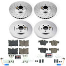 PowerStop Genuine Geomet Coated Rotor and Carbon-Fiber Ceramic Brake Pad Kit